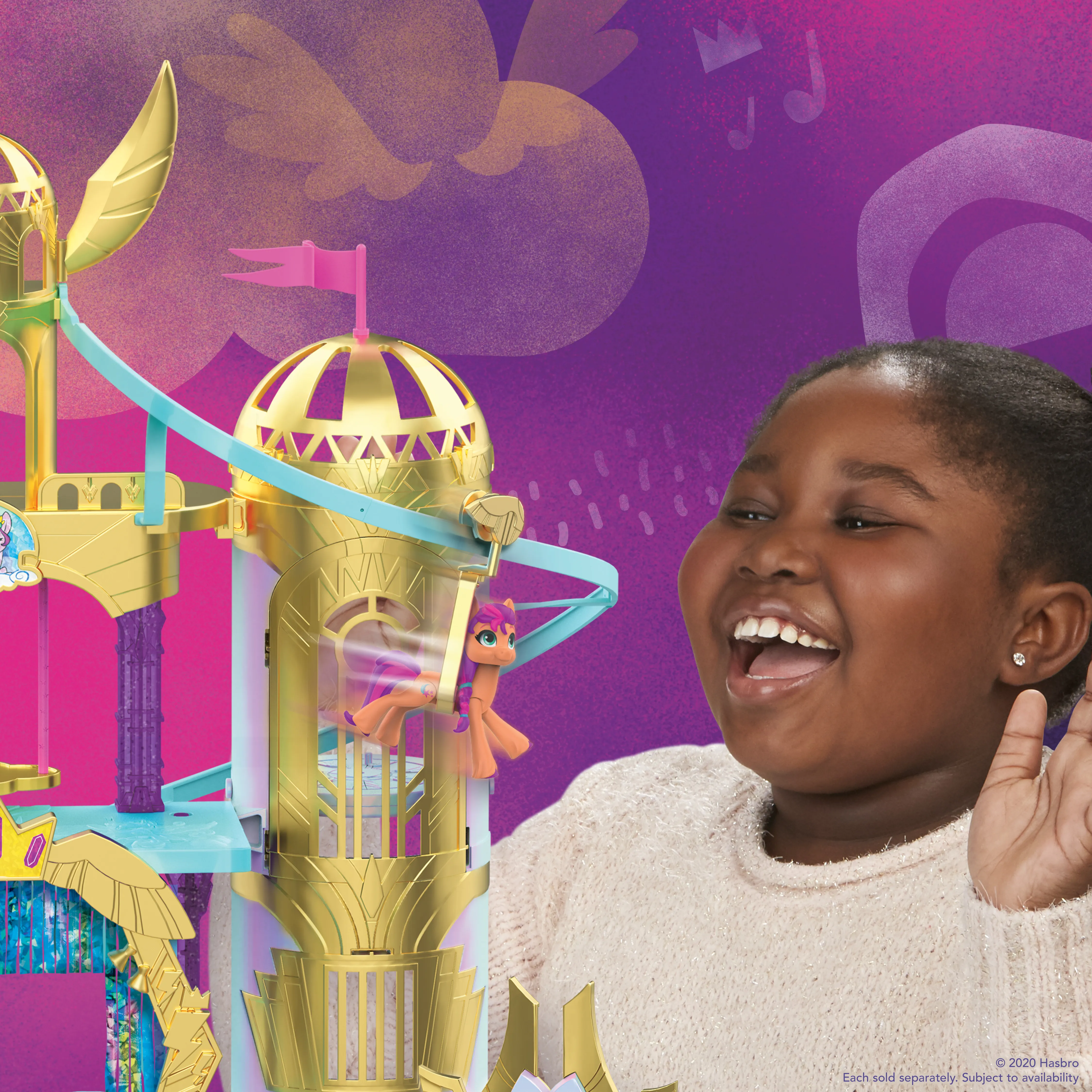 Hasbro My Little Pony - A New Generation Royal Castle Slide Play Building