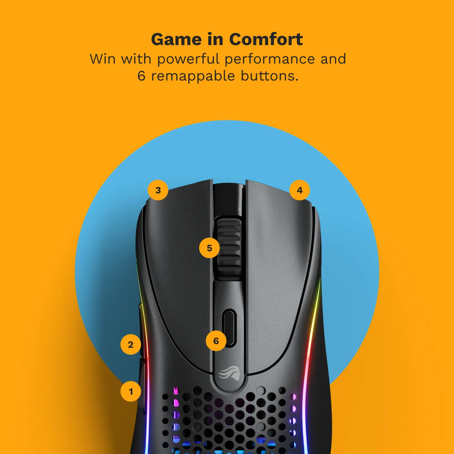 Glorious Model D 2 - wireless gaming mouse, matte black