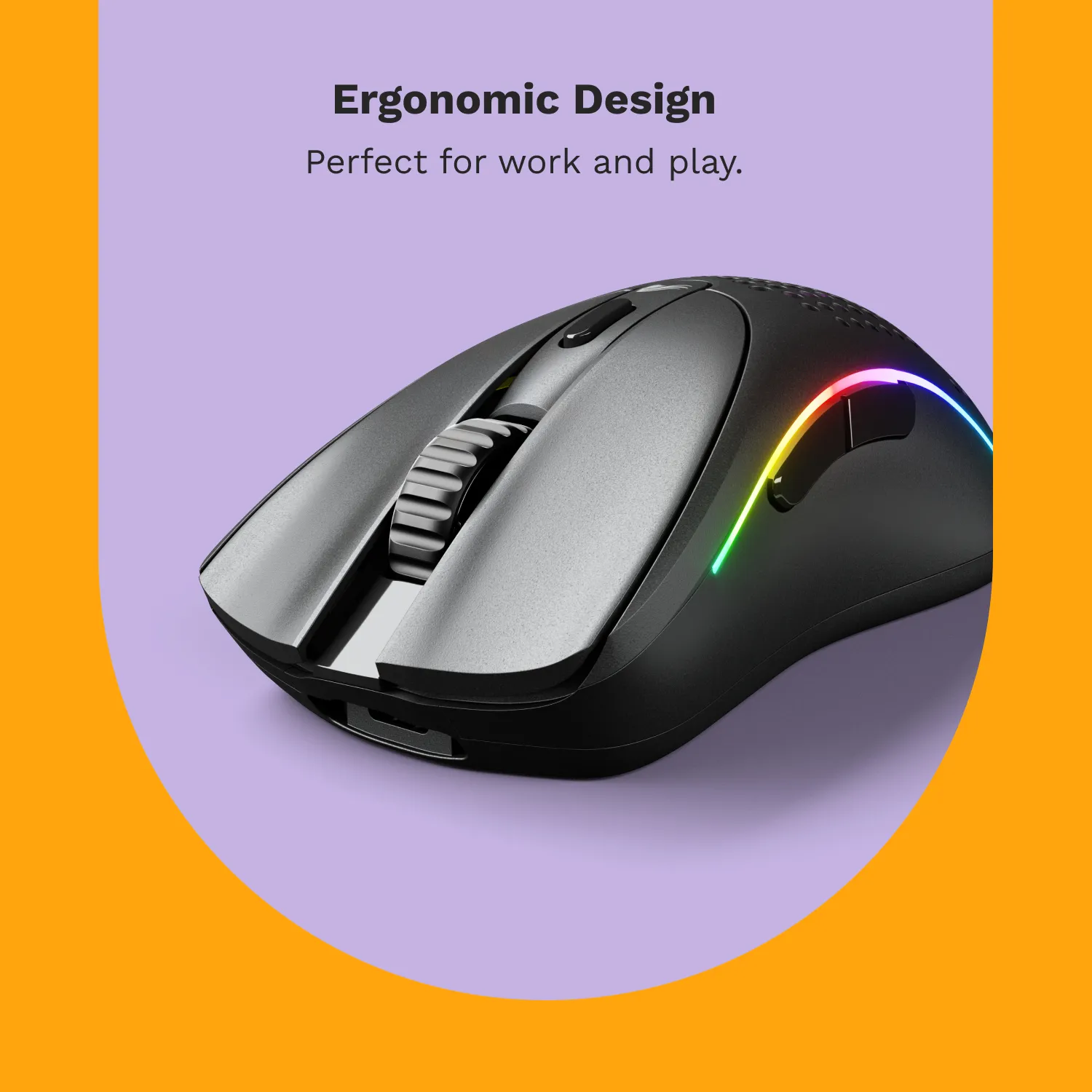 Glorious Model D 2 - wireless gaming mouse, matte black