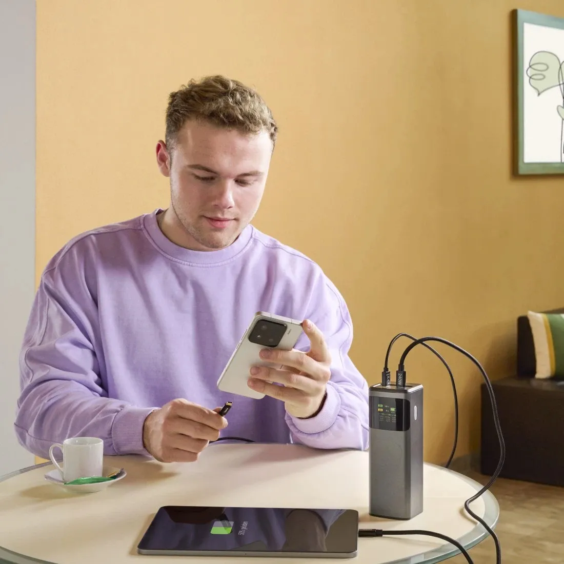 HAMA Power Pack 150W Fast Charge 24000mAh 2xUSB-C 1xUSB-A Black