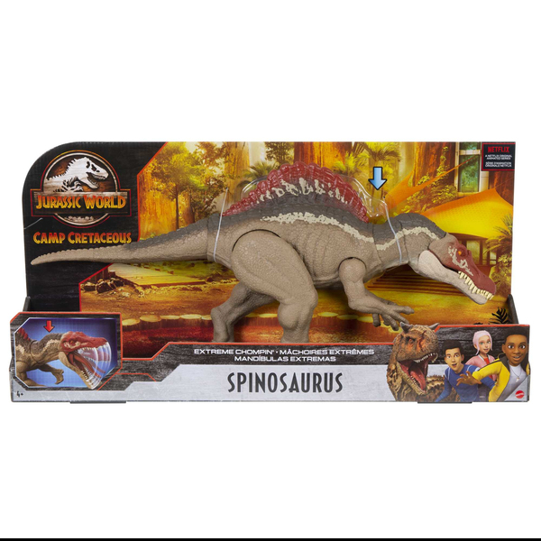 Mattel Jurassic World Biting Spinosaurus Mini-Play Figure