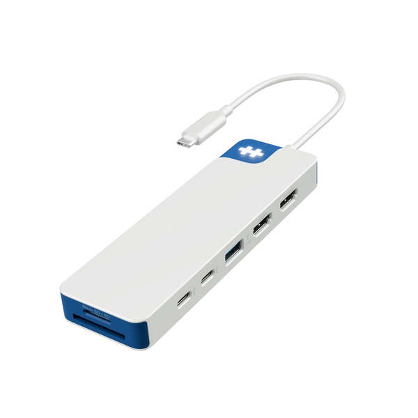 Hyper HyperDrive Flex 9 Port Dual 4K HDMI USB-C Hub Blue