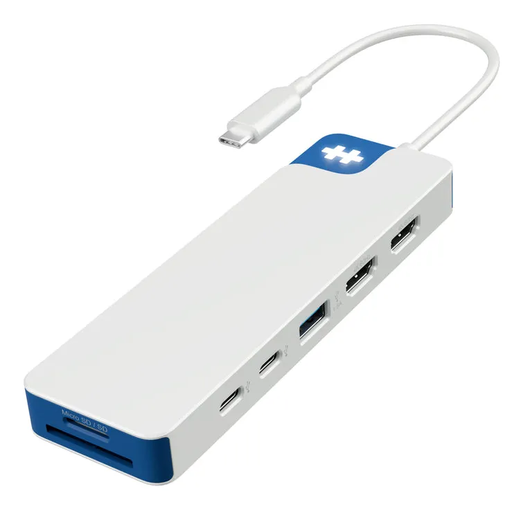 Hyper HyperDrive Flex 9 Port Dual 4K HDMI USB-C Hub Blue