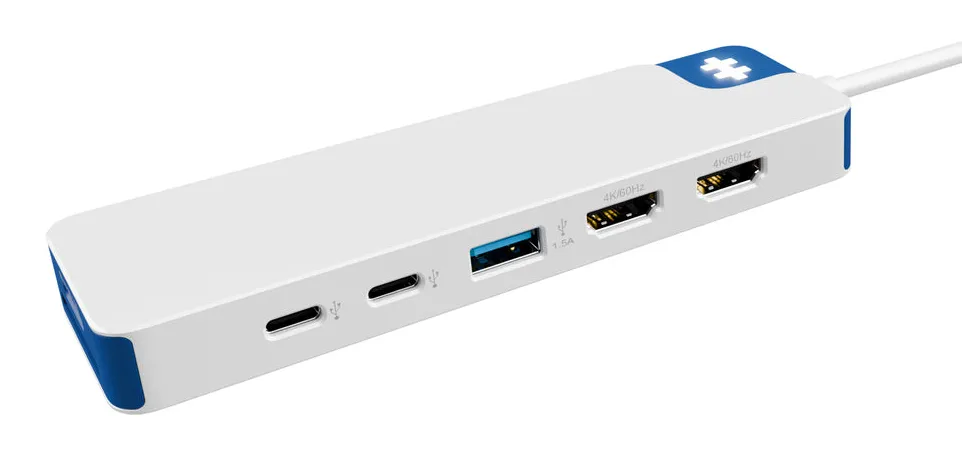 Hyper HyperDrive Flex 9 Port Dual 4K HDMI USB-C Hub Blue