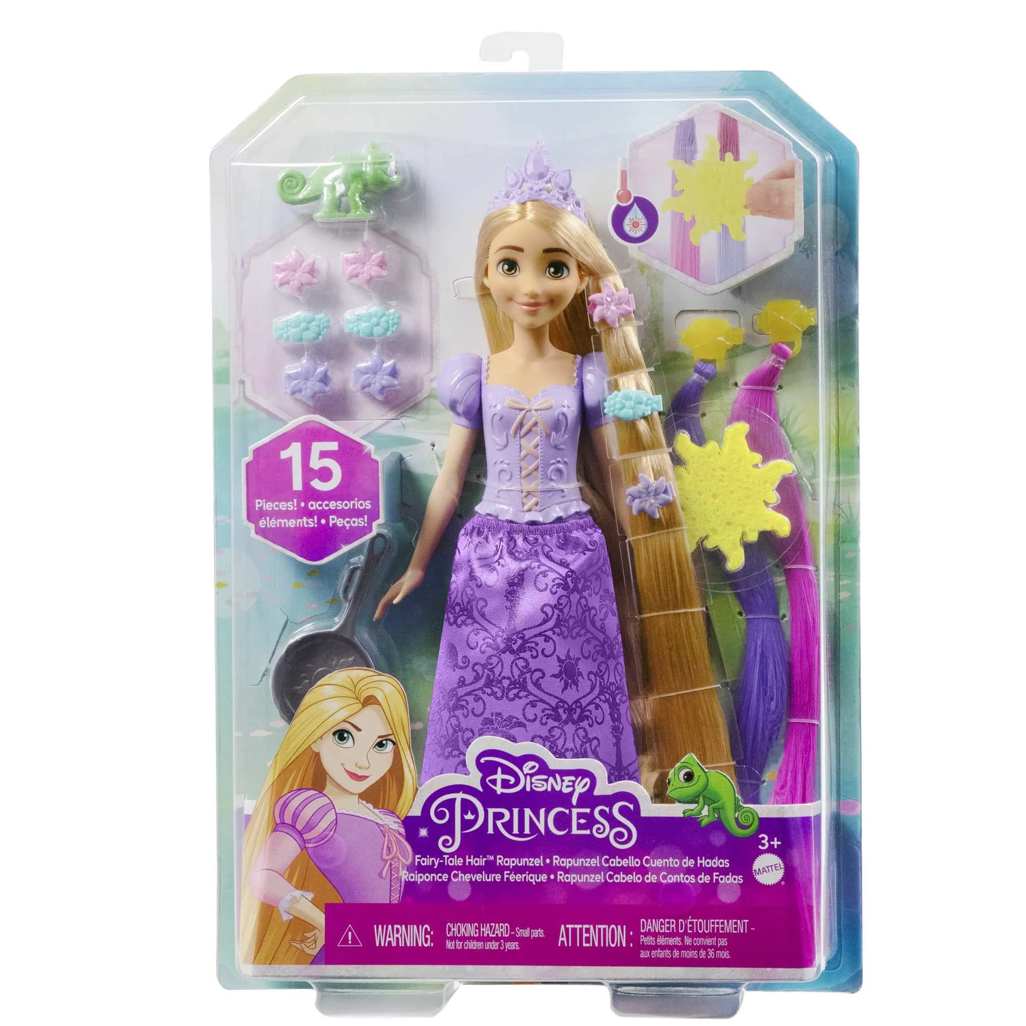 Mattel Disney princess hair game Rapunzel, toy figure
