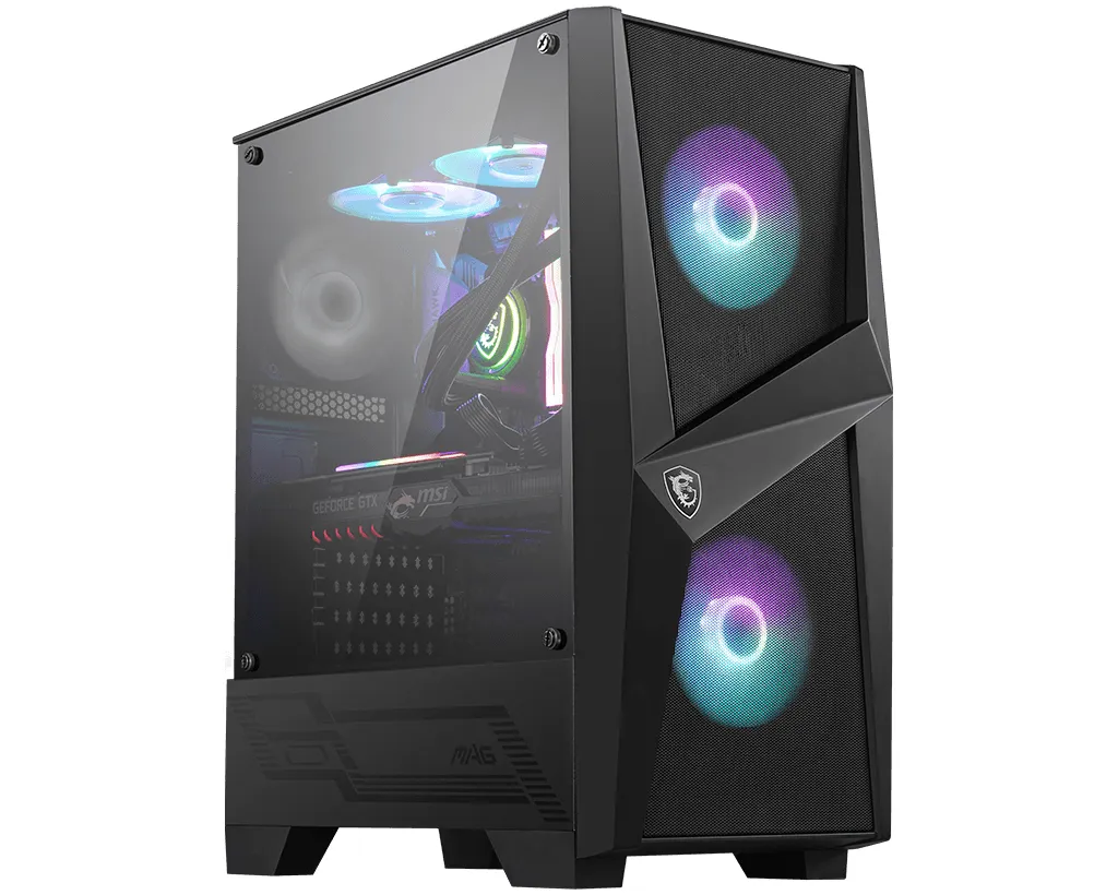 MSI MAG Forge 100R - midi chassi, Svart