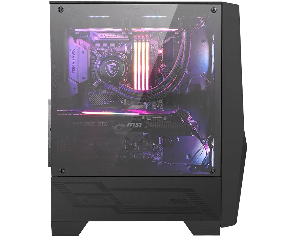 MSI MAG Forge 100R - midi chassi, Svart