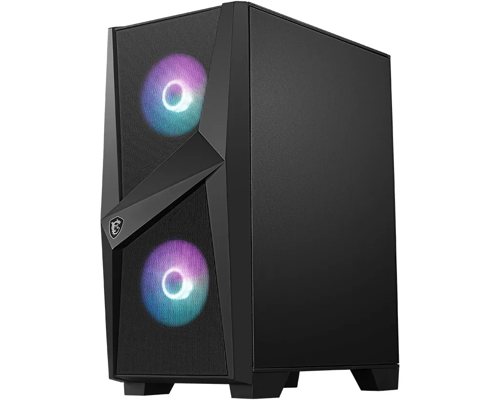 MSI MAG Forge 100R - midi chassi, Svart