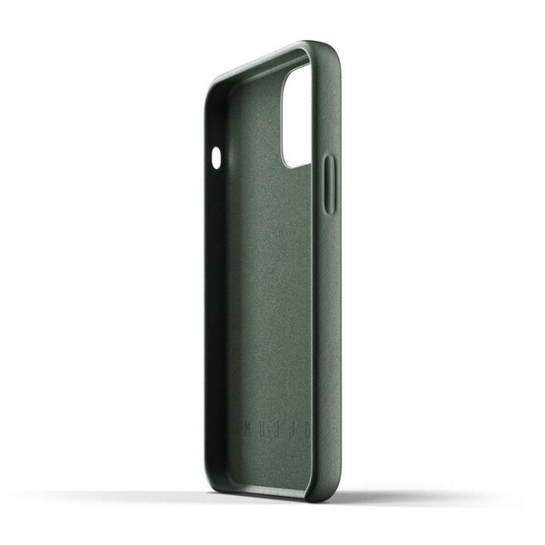 Mujjo Full Leather, iPhone 12 / 12 Pro - Wallet Case, Green