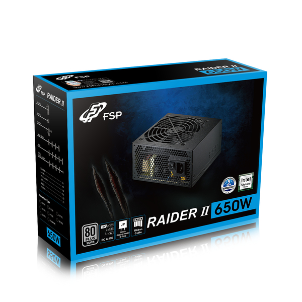 PSU FSP RAIDER II 650W- 80- Silver