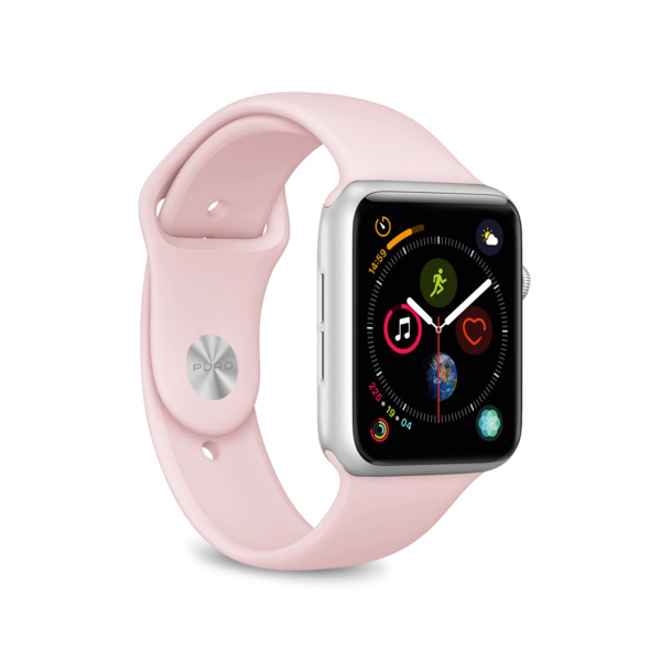 Puro ICON Silicone band for Apple Watch 38-41 mm, inc. S/M & M/L, rose