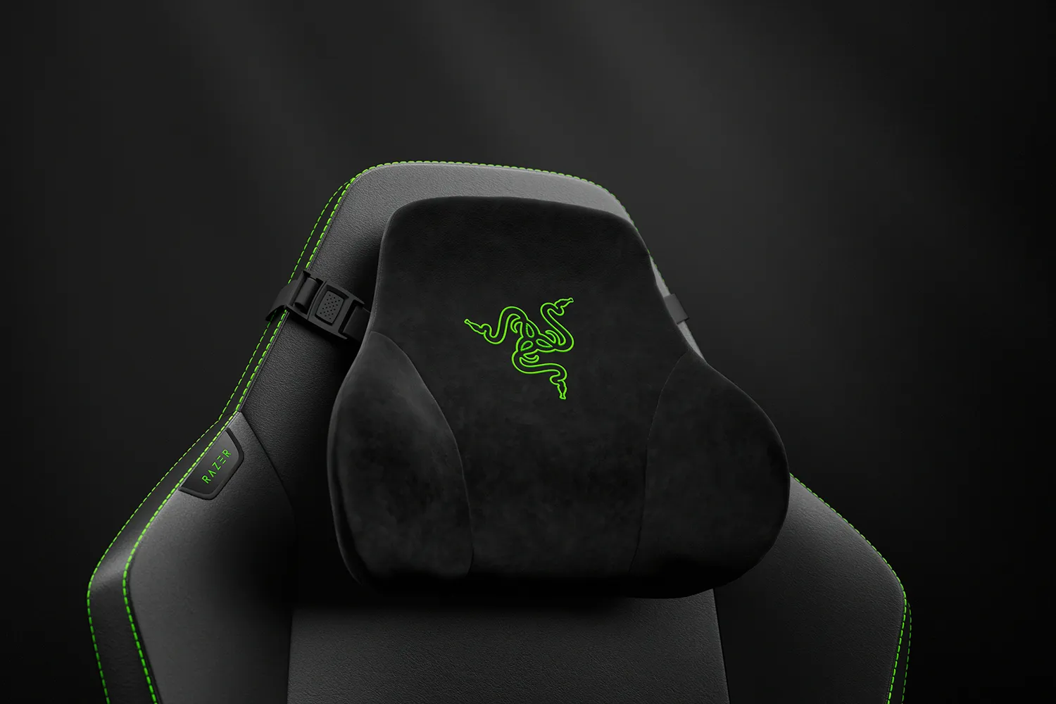 Razer Iskur V2 NewGen Spelstol - svart/gr&ouml;n
