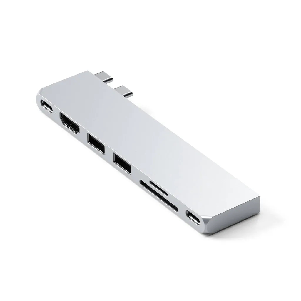 Satechi USB-C Pro Hub Slim - adapter, Silver
