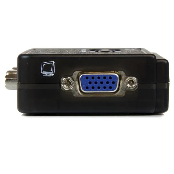 2 Port USB KVM Switch w/Audio+Cables