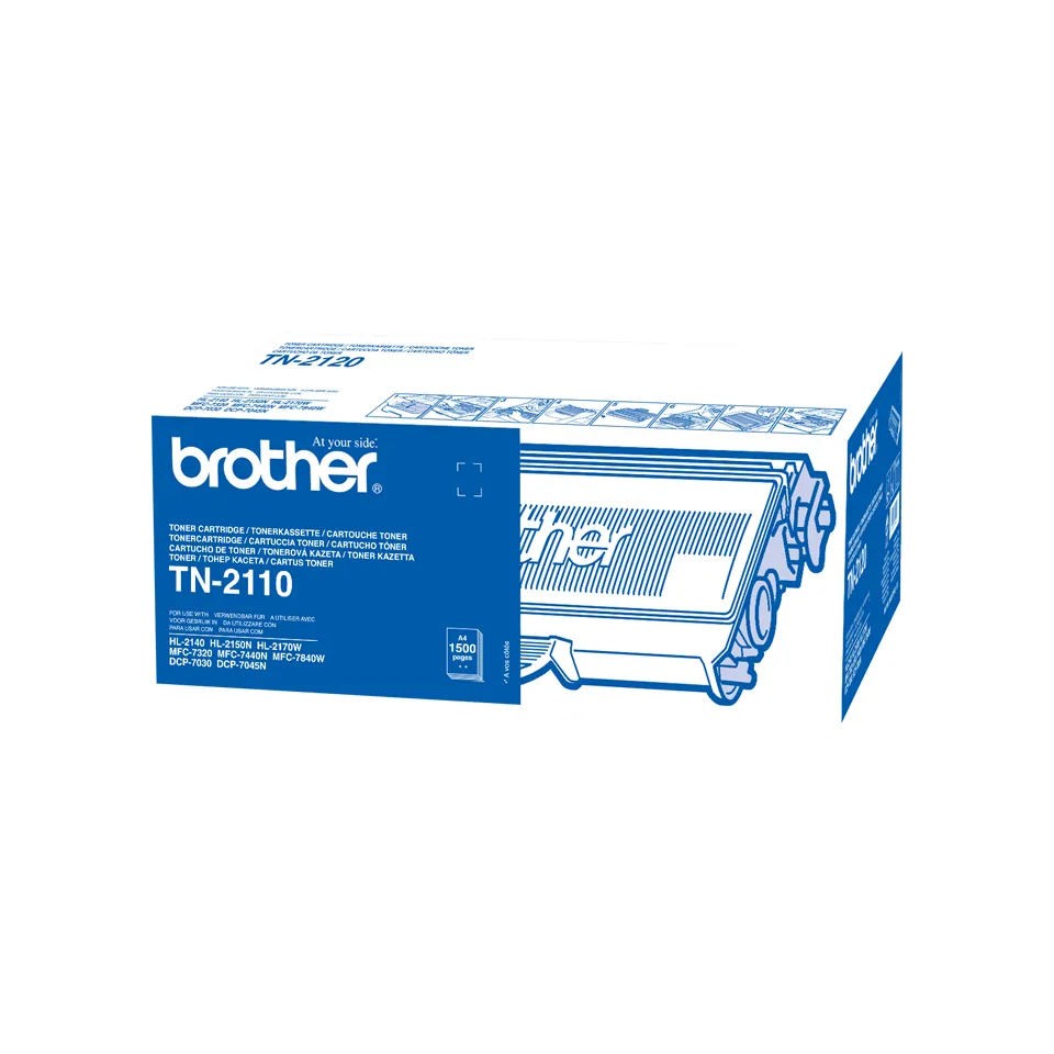 Brother TN-2110 -laserv&auml;rikasetti, musta
