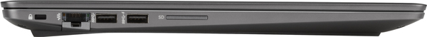 HP 15.6" ZBook Studio G4, 512GB, NVIDIA Quadro M1200 4GB, Win 10 Pro - kannettava, harmaa