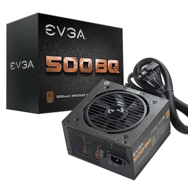 EVGA BQ 500W - PSU, 80 Plus Bronze