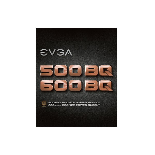 EVGA BQ 500W - PSU, 80 Plus Bronze