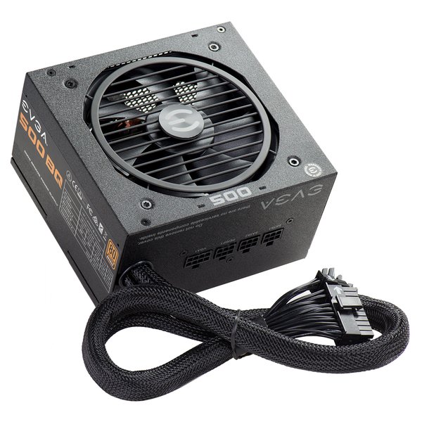 EVGA BQ 500W - PSU, 80 Plus Bronze