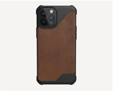 UAG Metropolis LT, iPhone 12 Pro Max -suojakuori, Leather Brown
