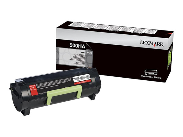 Lexmark 50F0HA0 High Yield toner cartridge, Black