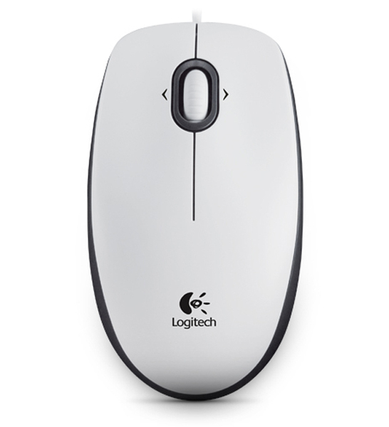 Logitech M100 - mouse, white