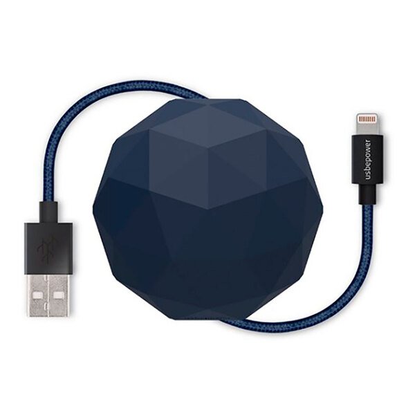 USBEPOWER COSMO USB-A to Lightning cable, 1.2 m, Navy