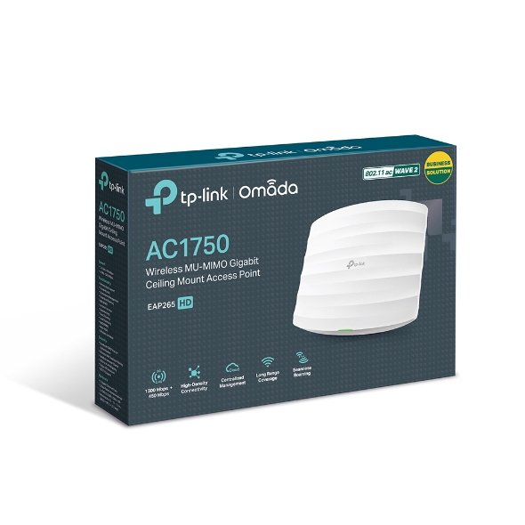 TP-Link TP-Link Omada EAP245 HD Ceiling, AC1750, Wi-Fi 5 - accesspunkt