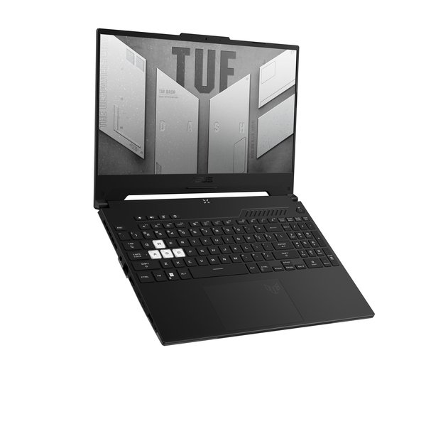 Asus TUF Dash F15 15.6" i7-12650H, 16GB, 512GB SSD, NVIDIA RTX 3050 Ti, Win 11 Home - gaming notebook, Black, Grey