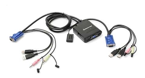 2-Port USB Cable KVM Switch