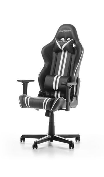 DXRacer Racing Gaming Chair - Black/White