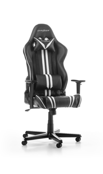 DXRacer Racing Gaming Chair - Black/White