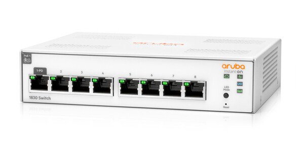 Aruba/HPE Networking Instant On 1840 - Hallittava 8-porttinen Gigabit PoE -kytkin