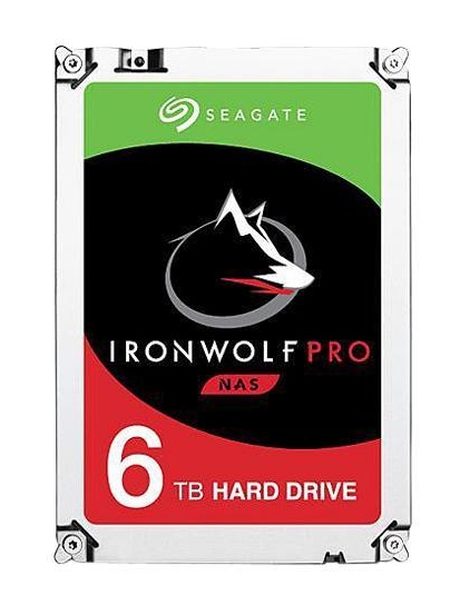 Seagate IronWolf Pro 3.5", 6 Tt, 7200 RPM, 256 MB, 300 WRL -kovalevy (NAS)