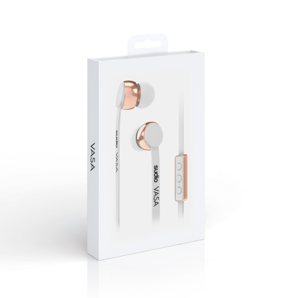 SUDIO VASA In-Ear Mic Android White