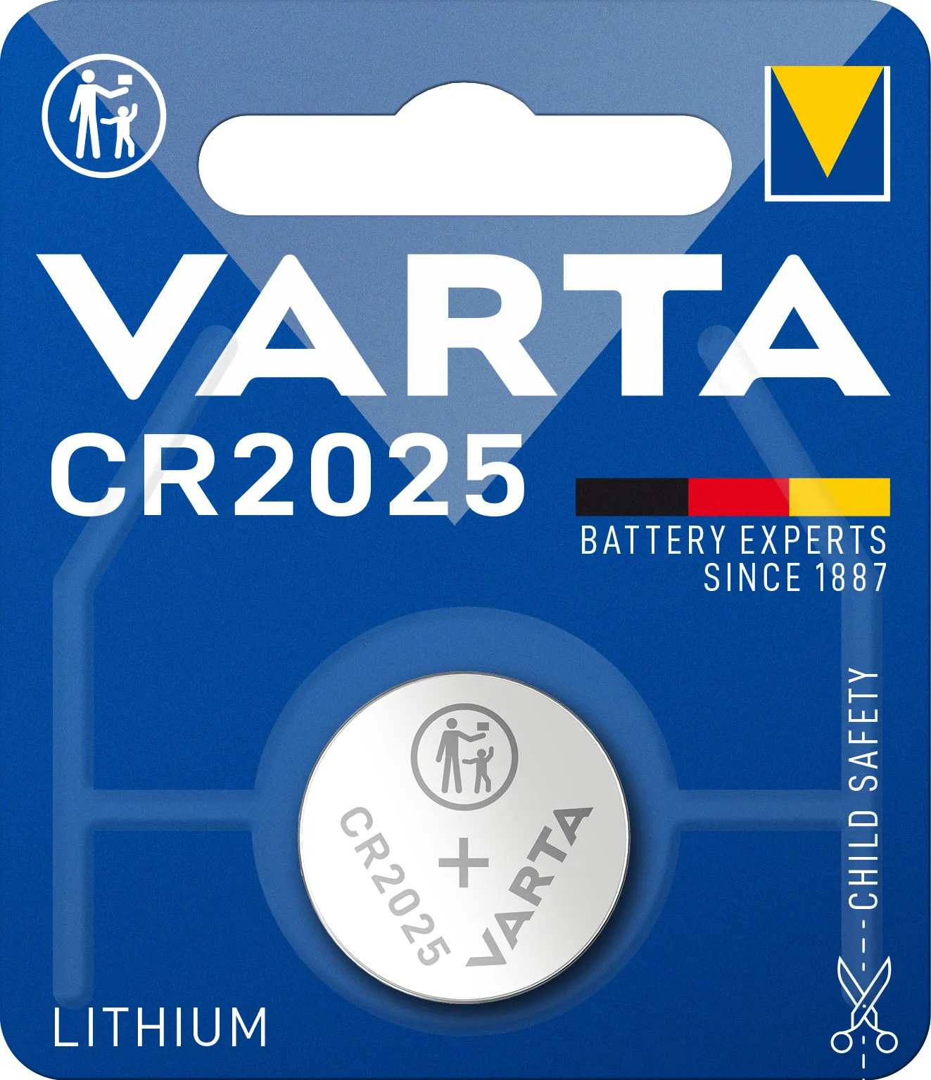 CR2025 - 170 mAh, 20mm