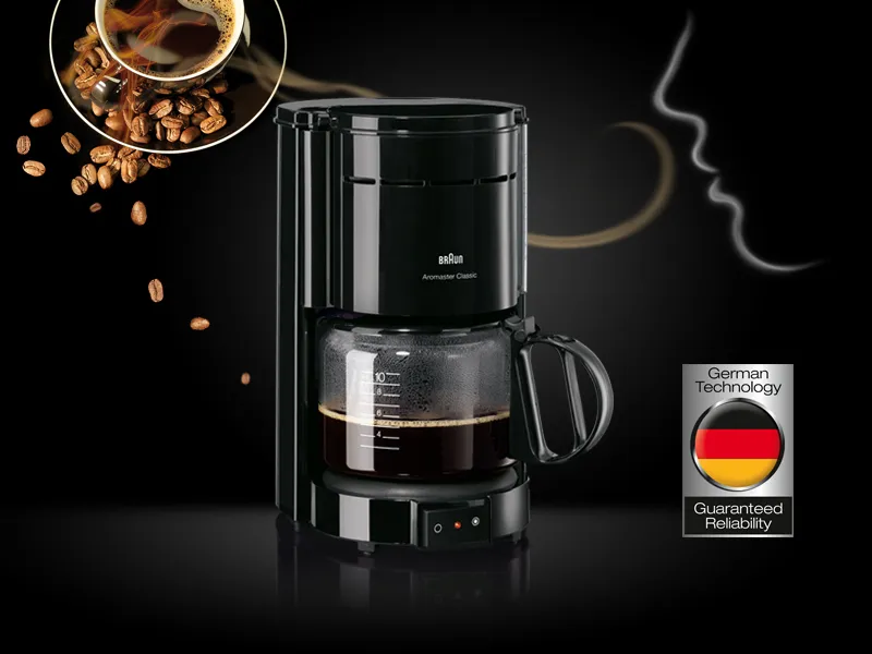 Braun KF47.1BK Aromaster Classic kahvinkeitin, musta