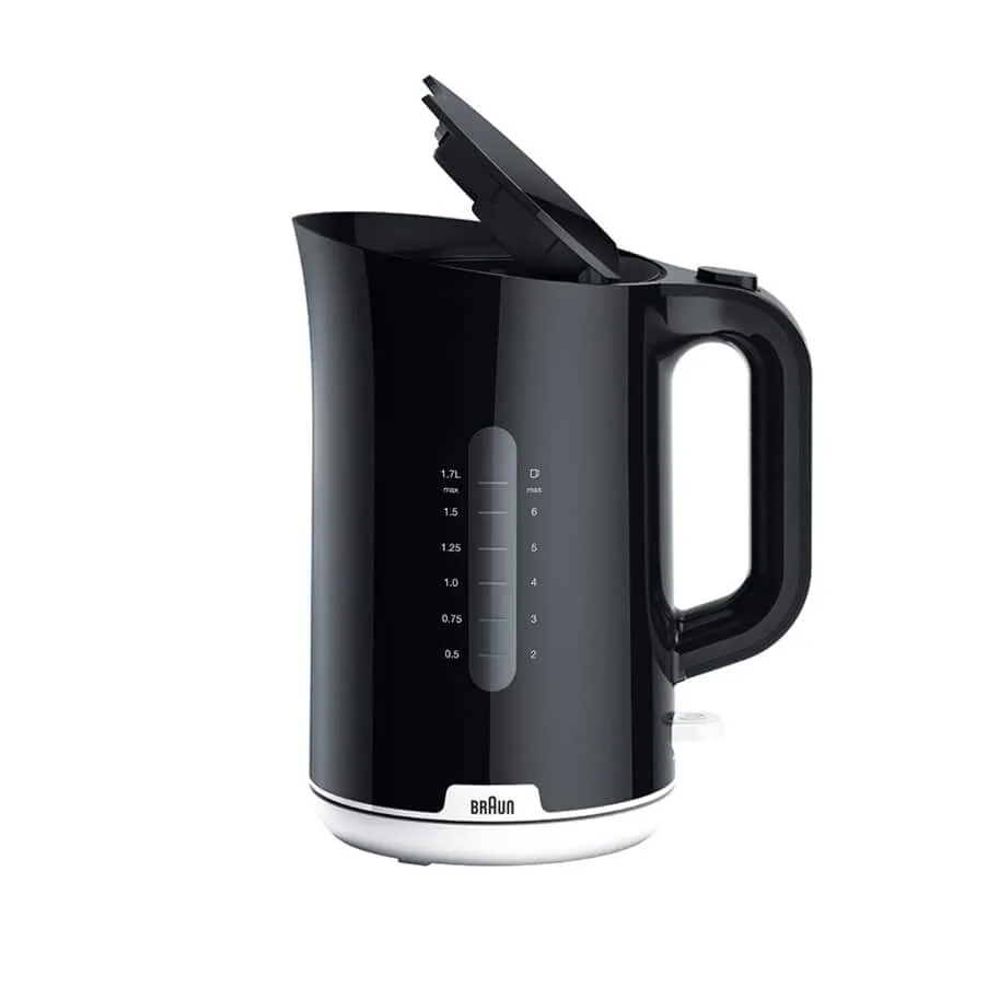Braun Breakfast 1 WK1100 vattenkokare, 1,7 l, 2200 W, svart