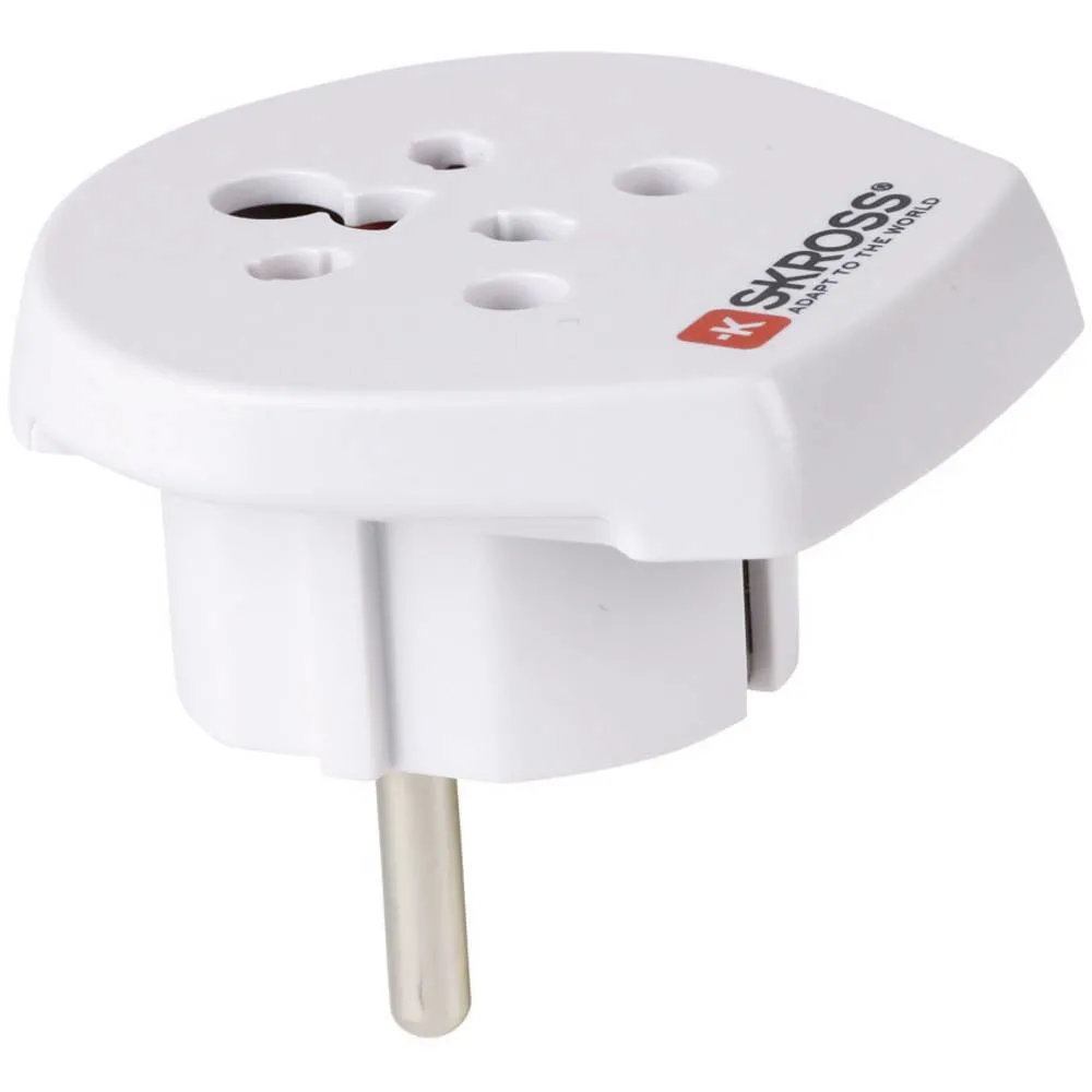 SKross Country Adapter Denmark, India &amp; Israel to Europe