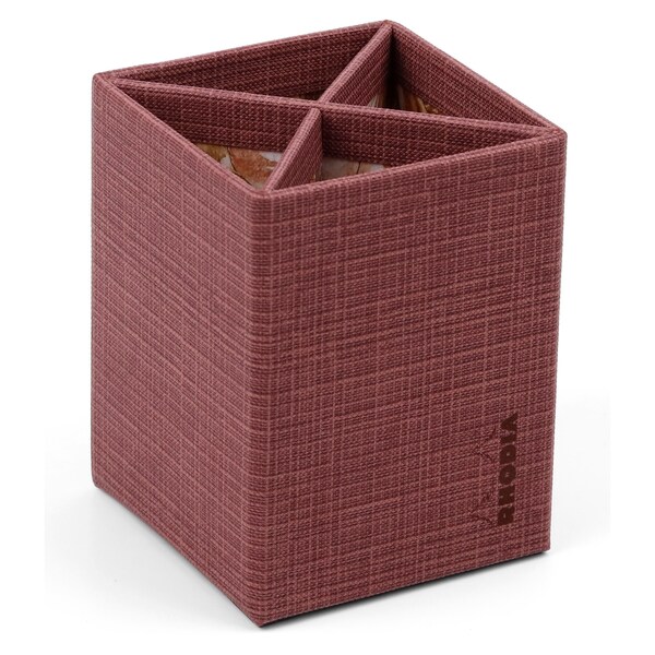 Rhodiarama Pencil holder Amarante 8x8x11