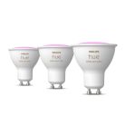 Philips Hue Xamento Recessed LED Spotlight Set 3-pack White and Colour Ambiance GU10 IP44 Black