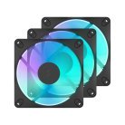 Fractal Design Dynamic 3 14 PWM RGB Black 140 mm Case Fan 3-pack