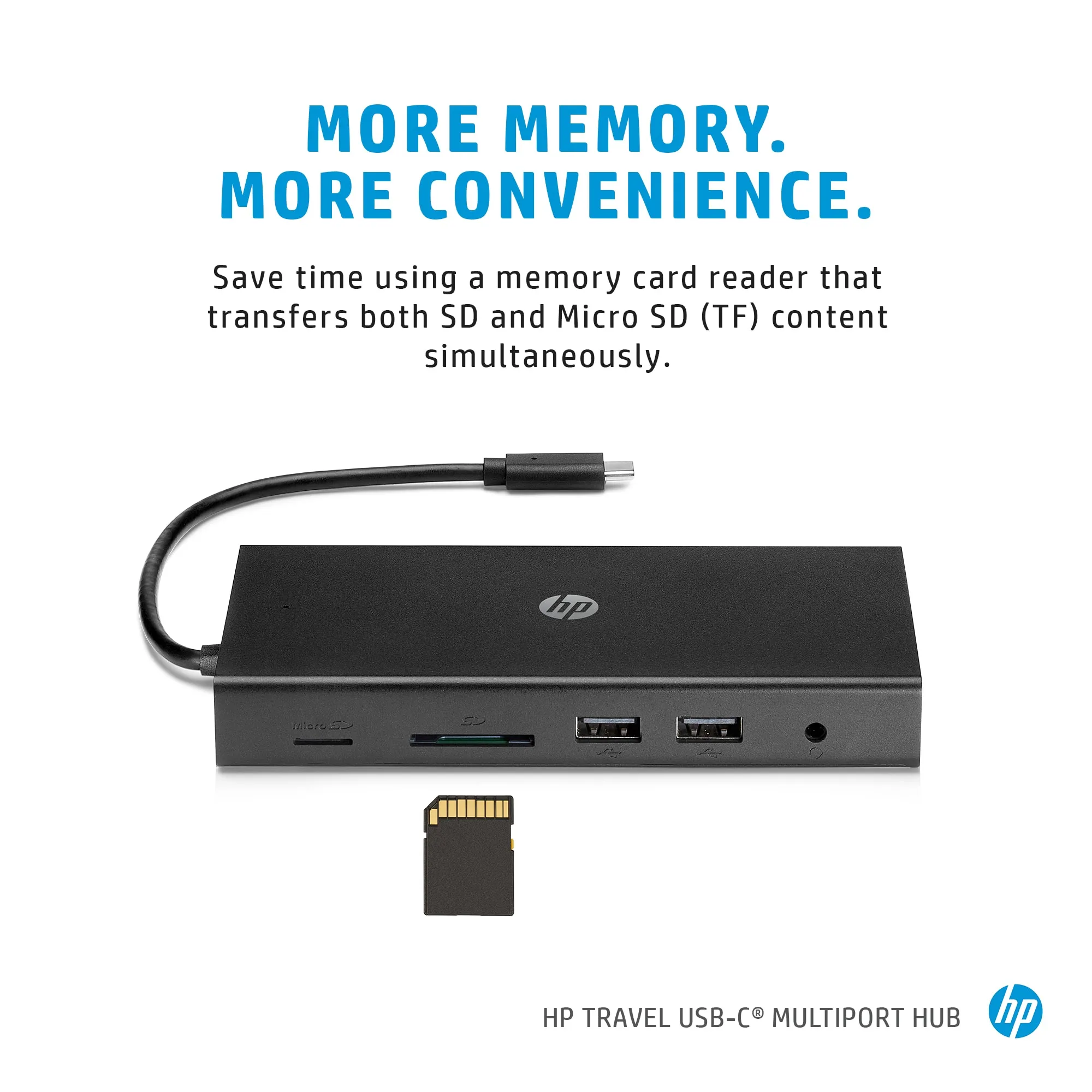 HP Travel Hub Portreplikator, USB-C, VGA, HDMI, Europa