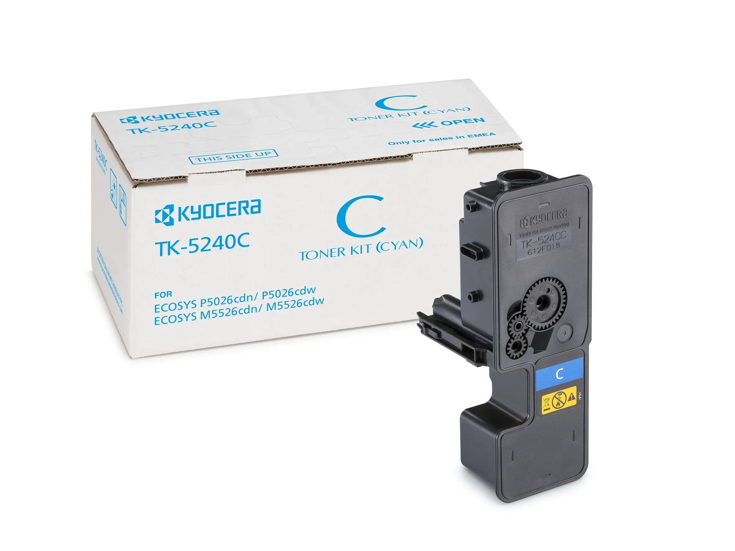 Kyocera TK-5240C toner cartridge, Cyan