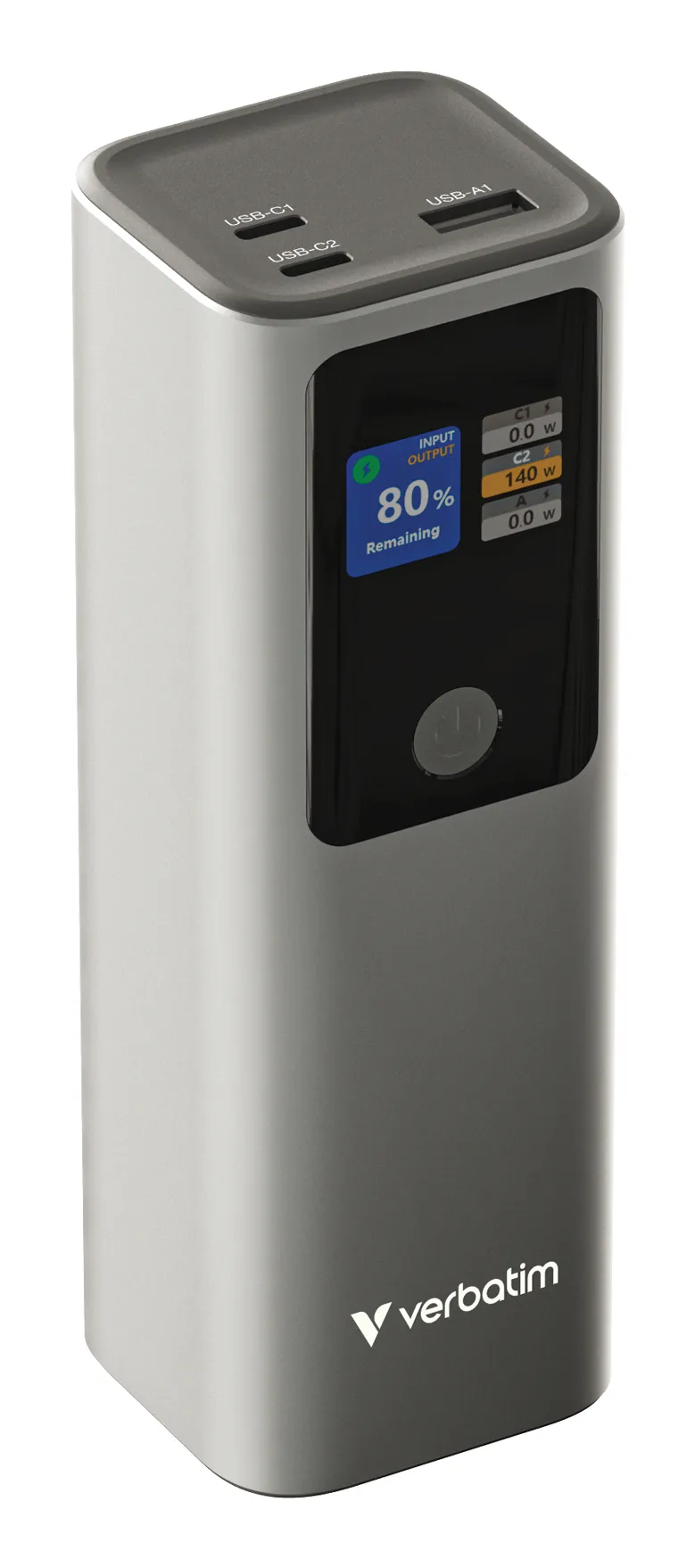 Verbatim Charge 'n' Go 27000 mAh 183W - powerbank, Silver
