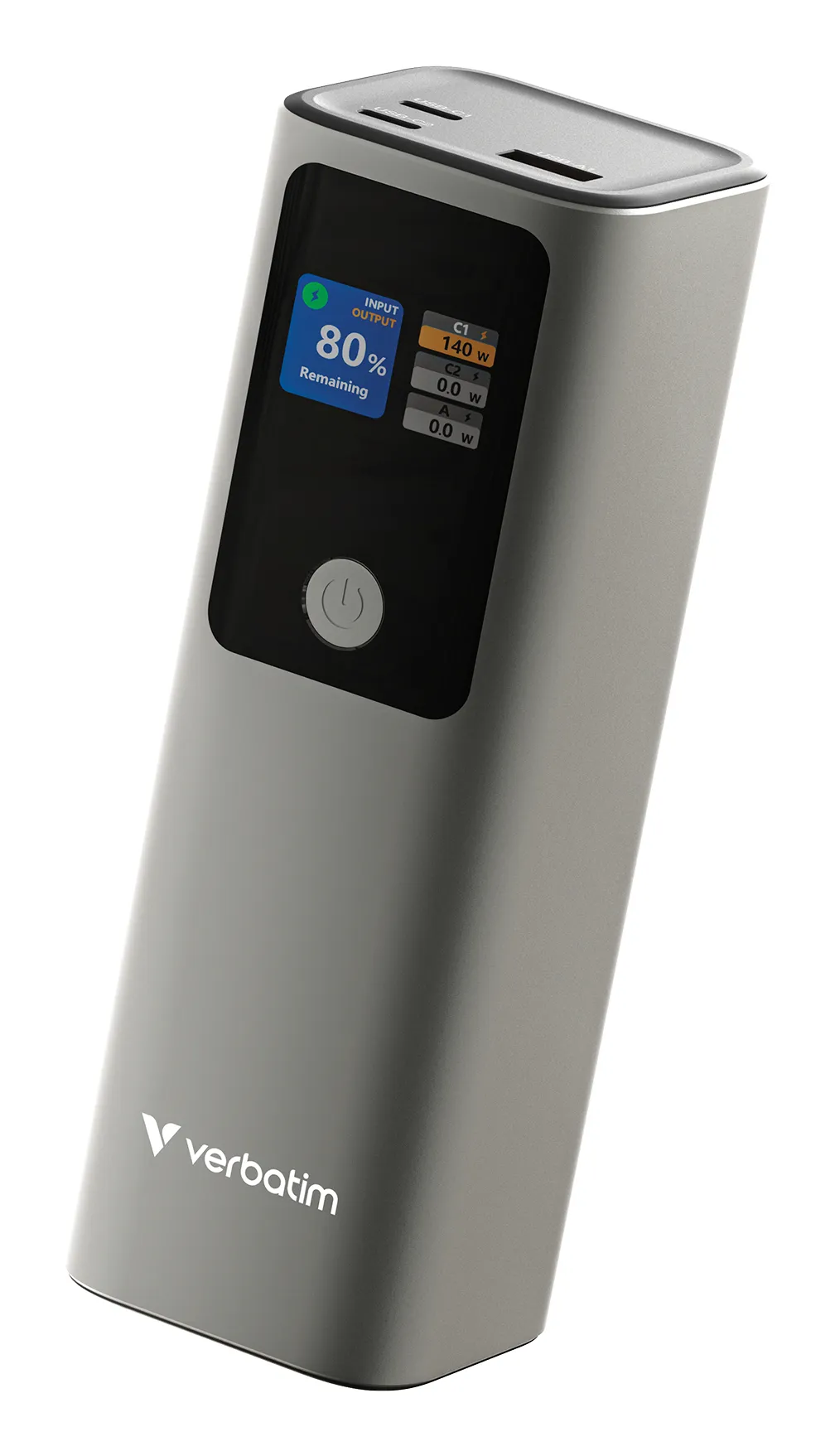 Verbatim Charge 'n' Go 27000 mAh 183W - powerbank, Silver