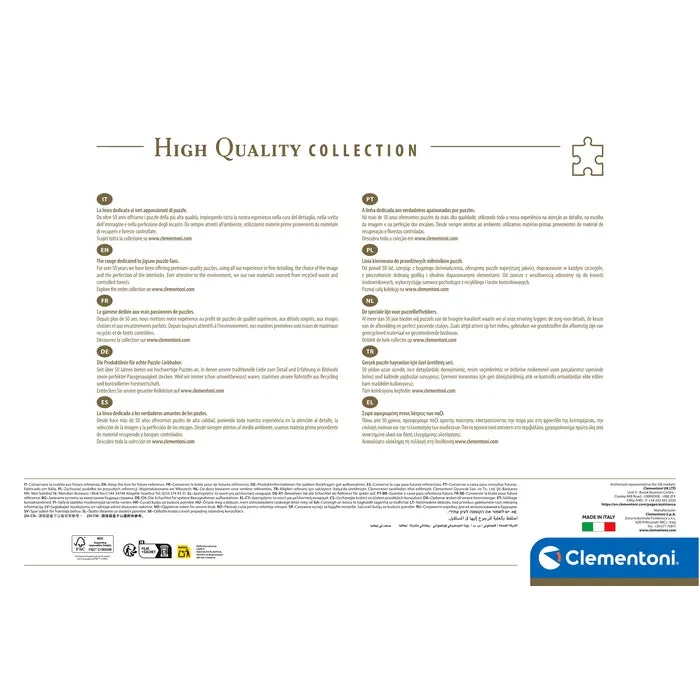 Clementoni High Quality Collection Brooklyn Bridge Lights -palapeli, 6000 palaa