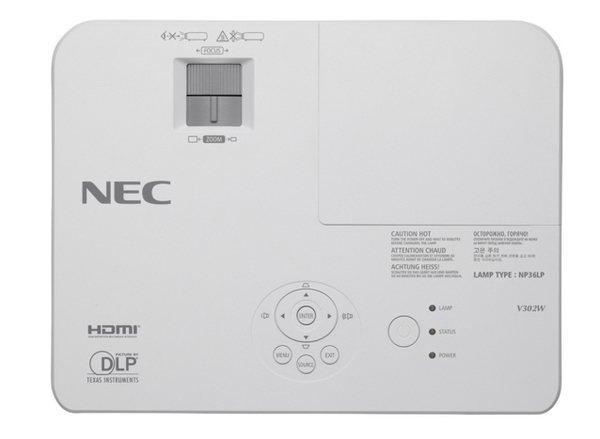 NEC V332W 3300ANSI WXGA 1.55-1.7:1 DLP