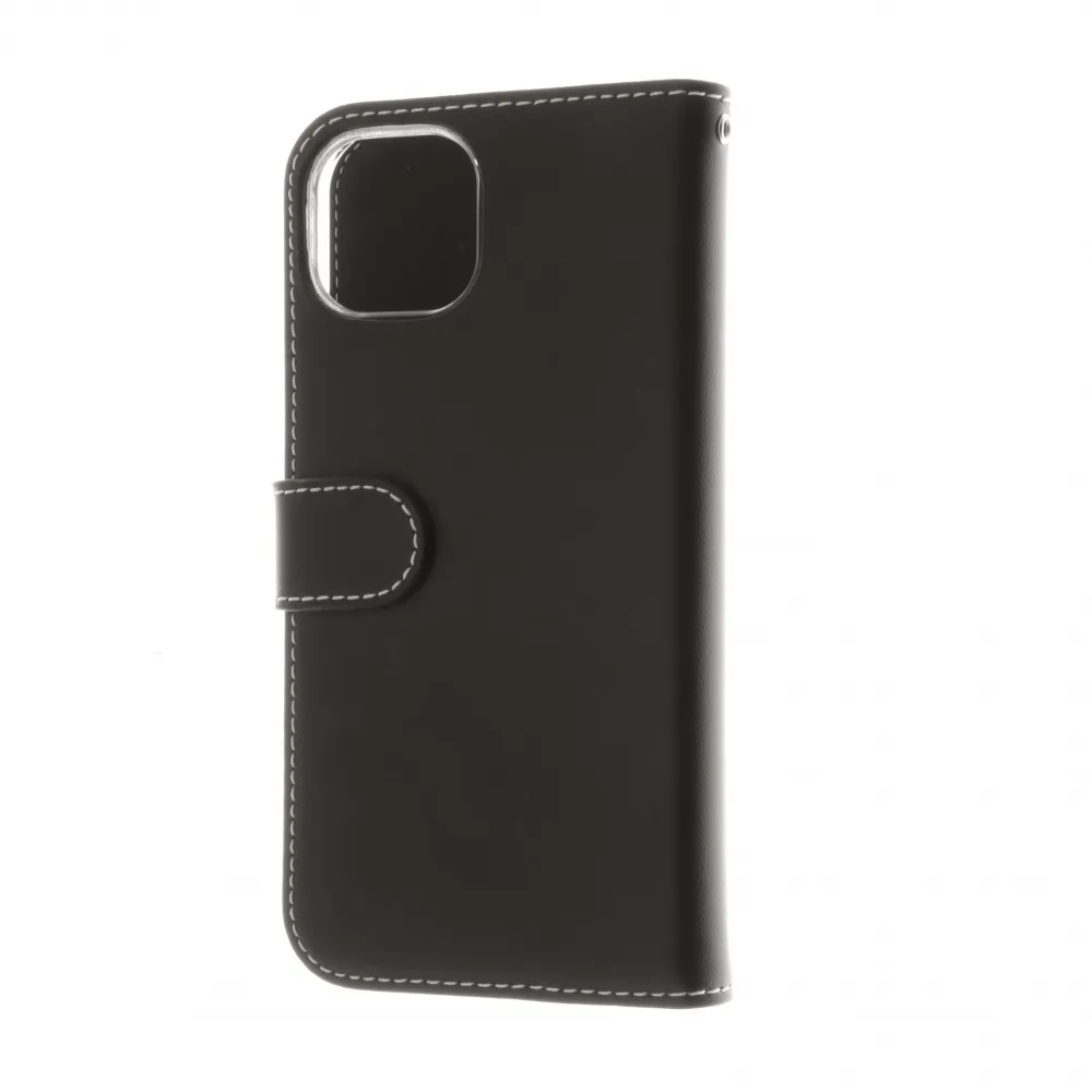 Insmat Flip Case, iPhone 14 -lompakkokotelo, Musta