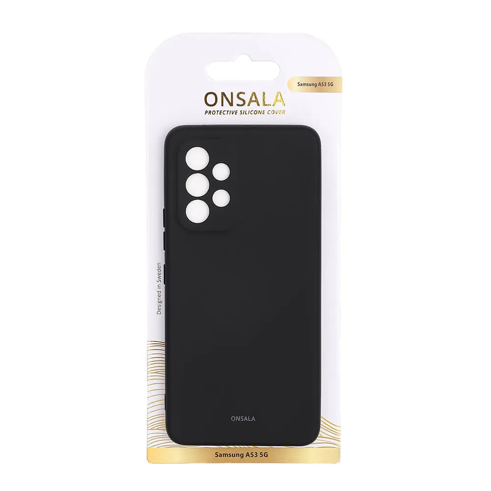 ONSALA Suojakuori Silikooni Black - Samsung A53